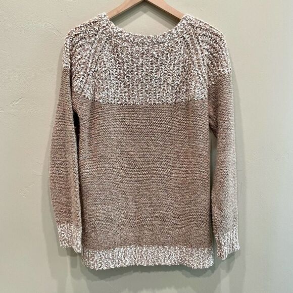 Fate Clairina Textured Pink Blush Pullover Sweater - Size: Large - Picture 2 of 5